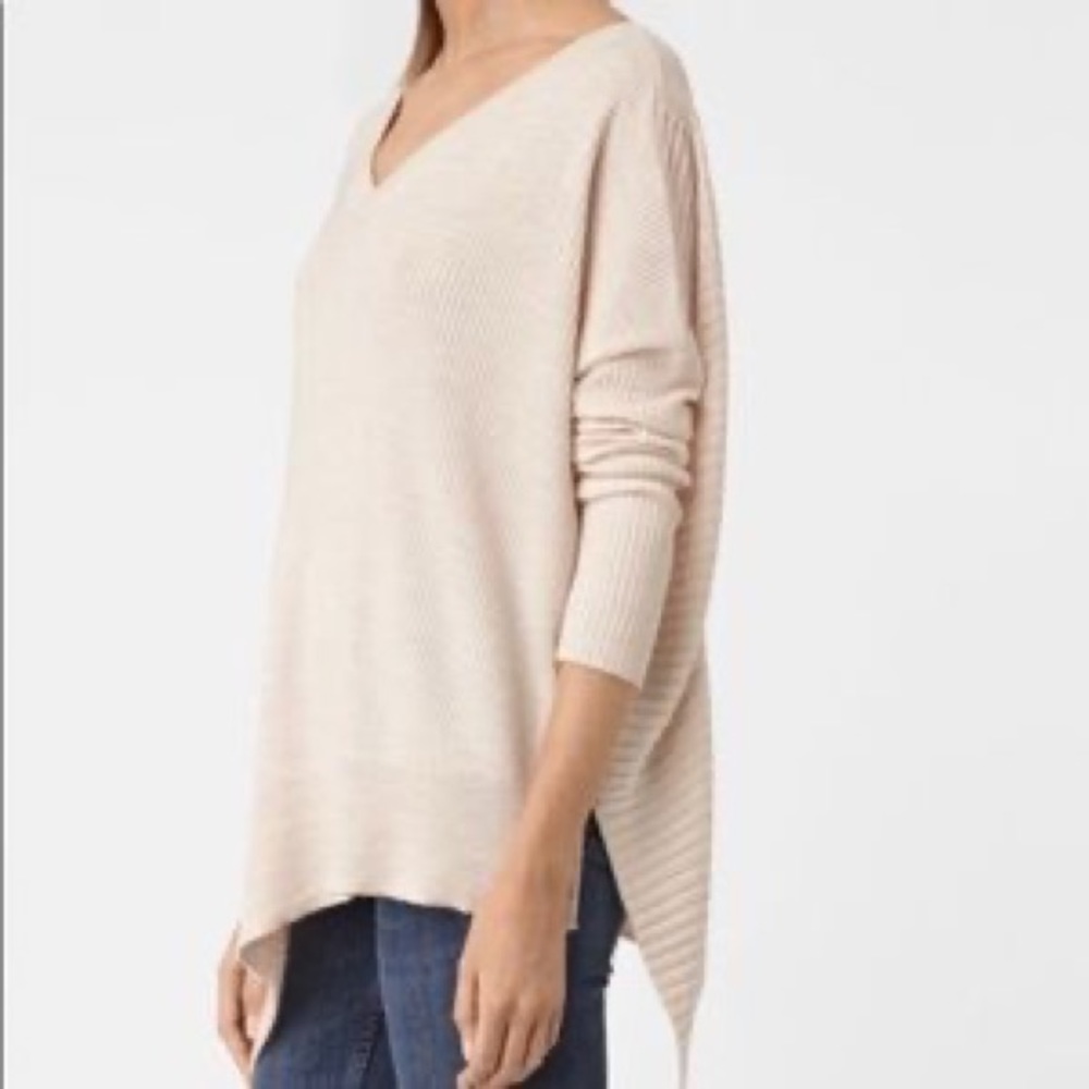 AllSaints 100% merino wool Keld V-neck sweater